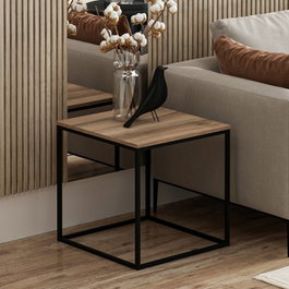 Hanah Home Basak Mesa de Centro Nogal